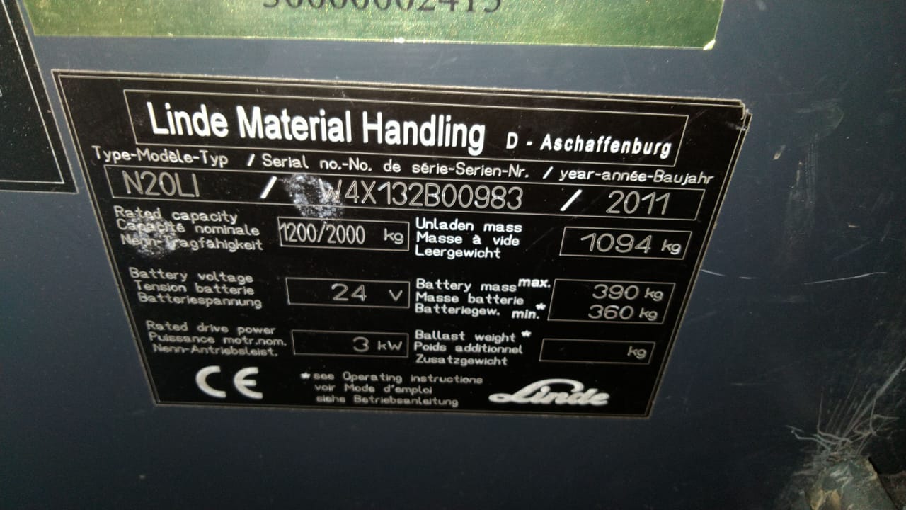 Штабелер бу Linde